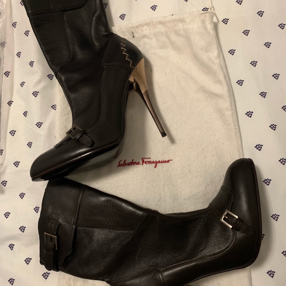 salvatore ferragamo boots
